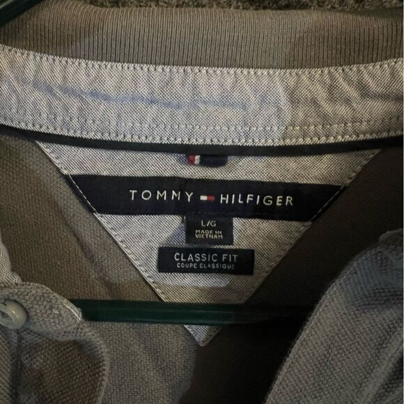 Tommy Hilfiger Polo Shirt Gray - Picture 2 of 4